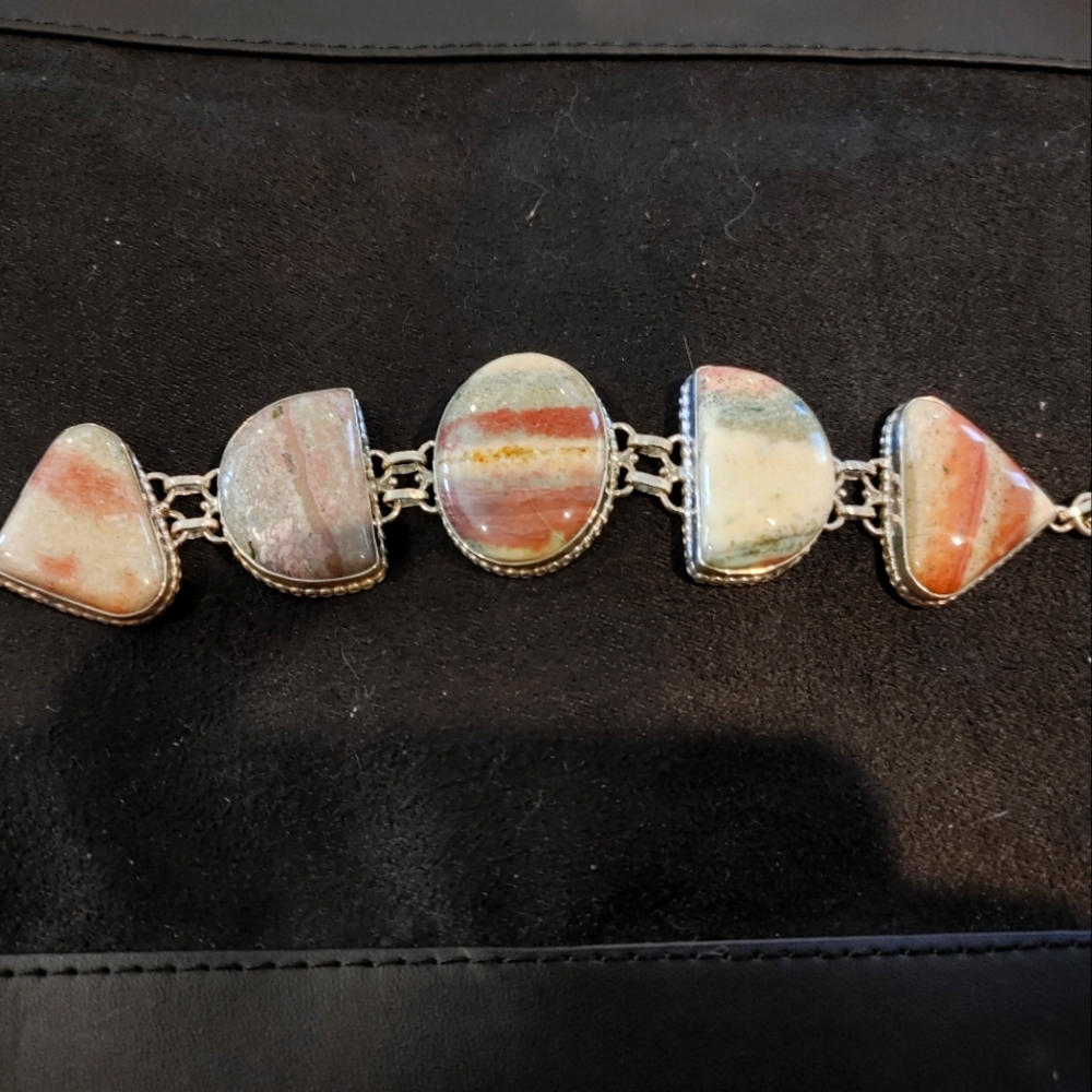 Beautiful Rustic silver bracelet